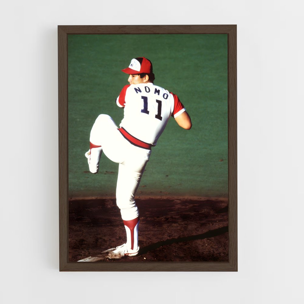 Poster Hideo nomo – affiche Baseball (vue 5)